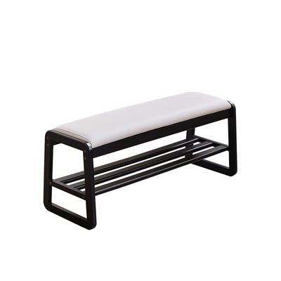 爱必居全实木软包换鞋凳