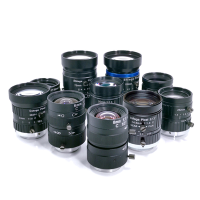 C口工业镜头500万低畸变多焦距