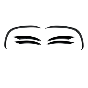 适用19-21奔驰C风刀前唇前风刀C200L前铲中网W205改装AMG尾翼后唇