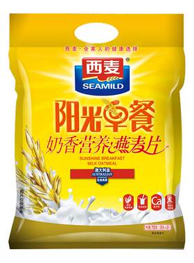 西麦阳光早餐奶香营养燕麦片700g