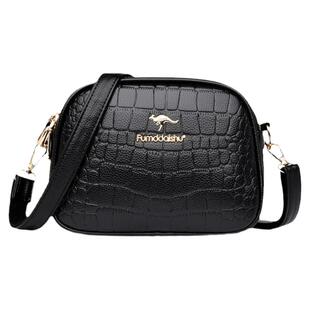 真皮小包包女2026夏新款时尚百搭斜挎包妈妈包中年女包三层手机包