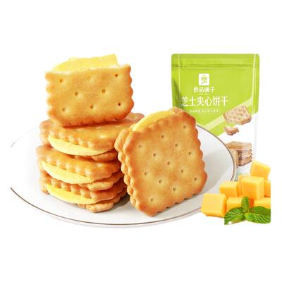 良品铺子芝士夹心饼干106g×5袋