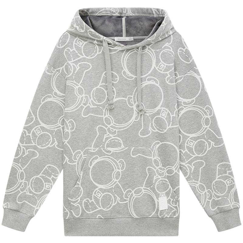 美特斯邦威卫衣男连帽休闲经典百搭简约舒适时尚潮流满身印花上衣