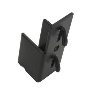 卡a柱小直托黑白色方管托梯柱AA柱展柜内对托左右托货架横梁挂钩