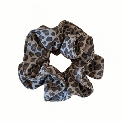 新款复古风豹纹大肠发圈