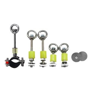 304不锈钢车顶脱困板工兵铲固定支架吊环螺丝行李框平台油桶铁锹