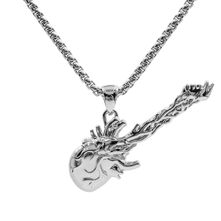 GGT LAB [吉他X心脏]项链吊坠 1701 联名原创独立设计 情侣毛衣链