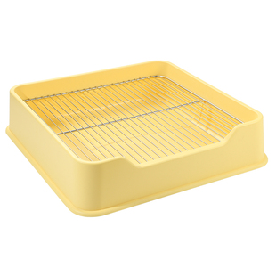 恩恩星球狗狗厕所防踩屎大型犬不锈钢铁架专用狗砂盆中型宠物便盆