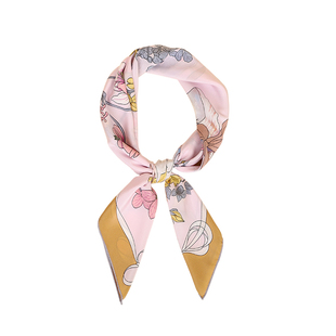 宝石蝶26春双绉双面披肩絮语听风女生日礼物真丝丝巾围巾送礼盒