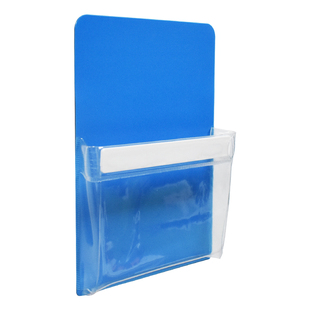 彩色磁性笔袋冰箱磁吸袋白板黑板绿板白色收纳袋透明工具袋文具袋