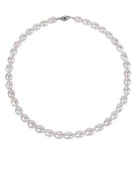 纯天然淡水珍珠水滴轻奢项链女款