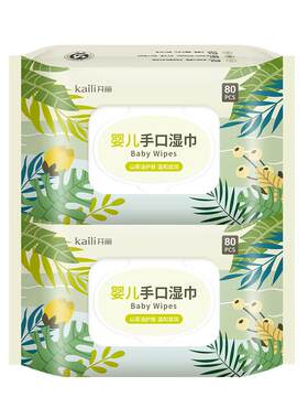 开丽婴儿一次性80抽*40包湿巾