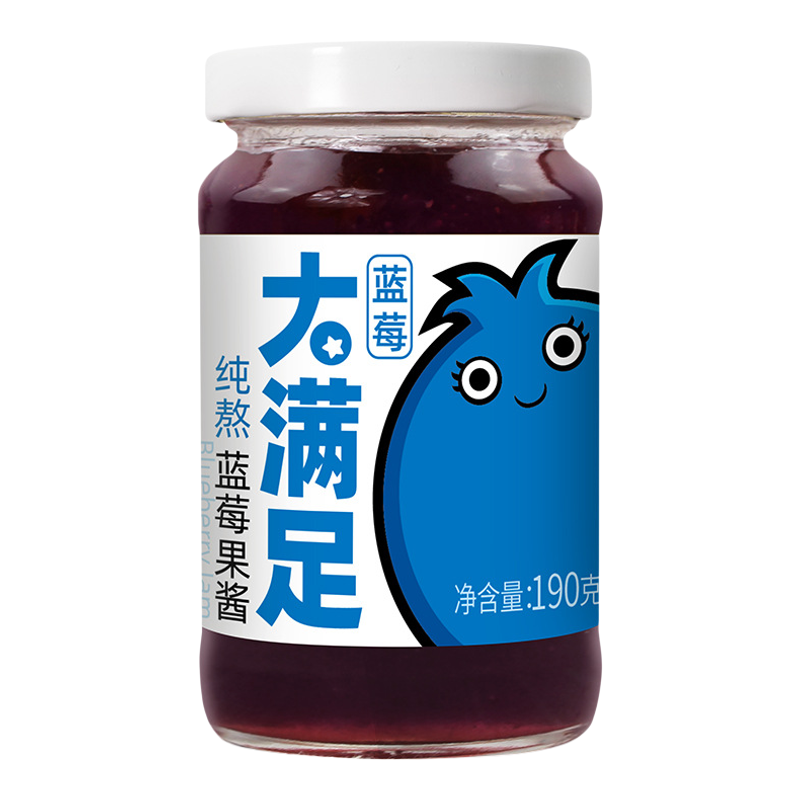 仲景纯熬蓝莓酱果酱大果粒抹面包