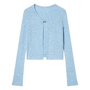 COVERINS【赵今麦同款】针织开衫两件套+吊带背心女春季