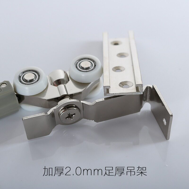 推拉移门阻尼缓冲滑轮门卫生间厨房门缓冲器静音吊轮吊单向轨阻尼