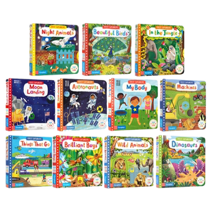 Busy系列姐妹篇 Campbell First Explorers 小小探索家 10册套装 英文原版 机关活动操作纸板书 亲子互动科学认知 STEM体系