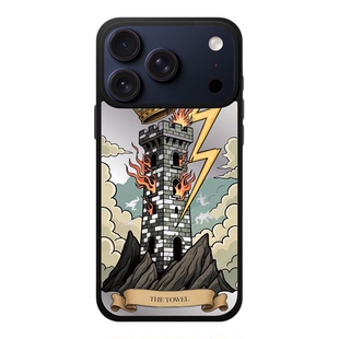iPhone17/17Air/17Pro/17ProMax磁吸镜面手机壳 塔罗牌【高塔】MagSafe无线充防摔镜头保护