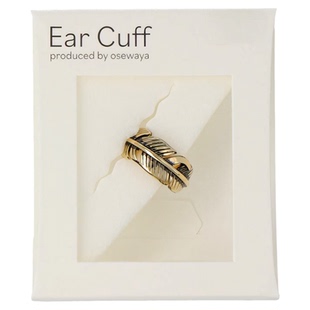 OSEWAYA耳骨夹日本简约耳环复古潮酷羽毛小巧情侣耳夹个性耳饰男