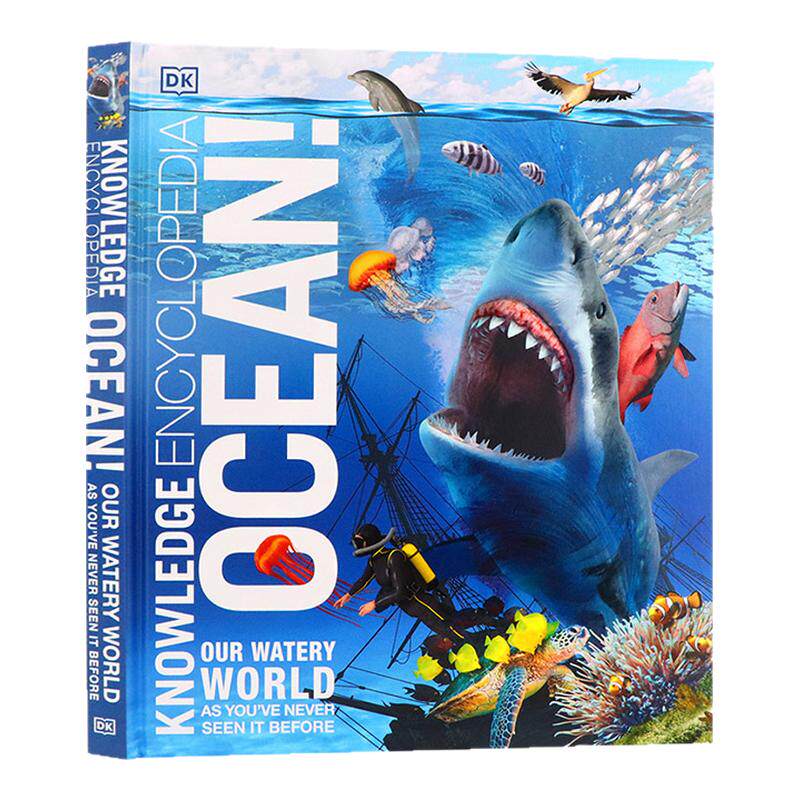 DK知识百科全书海洋 Knowledge Encyclopedia Ocean  精美插图 进口英文原版海底地理地质生态海洋生物图解百科 精装 儿童百科读物