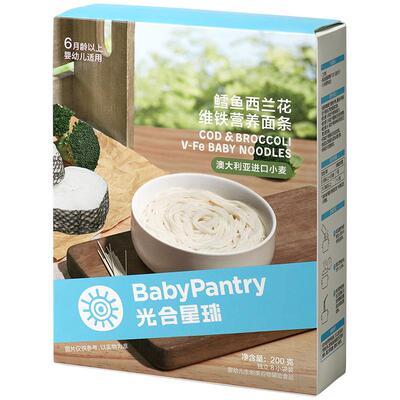 babycare辅食婴幼儿蝴蝶面碎碎面