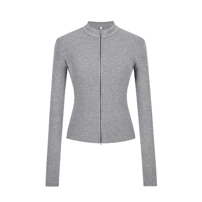 2026新款加绒奥粒绒内胆女秋冬季立领修身抓绒衣薄德绒外套打底衫