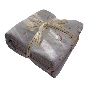 A类双层纱布全棉四件套被套床单被罩床笠新款纯棉学生宿舍三件套4