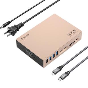 orico/奥睿科typec拓展坞40Gbps高速传HDMI转接头笔记本台式电脑usb转换器USB口网卡VGA/DP兼容雷电3/4扩展坞