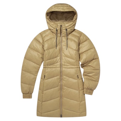 哥伦比亚Columbia户外女拒水保暖防风中长款羽绒服外套WR6316