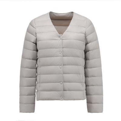 帆泊2025新款内穿圆领羽绒服外套