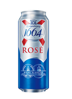 1664桃红/白啤500ml罐装果味啤酒