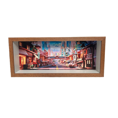 泡泡玛特molly疯狂动物城盲盒相框盲盒收纳展示相框展示架手办