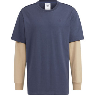 Adidas/阿迪达斯正品三叶草新款男女运动舒适长袖T恤HR3470