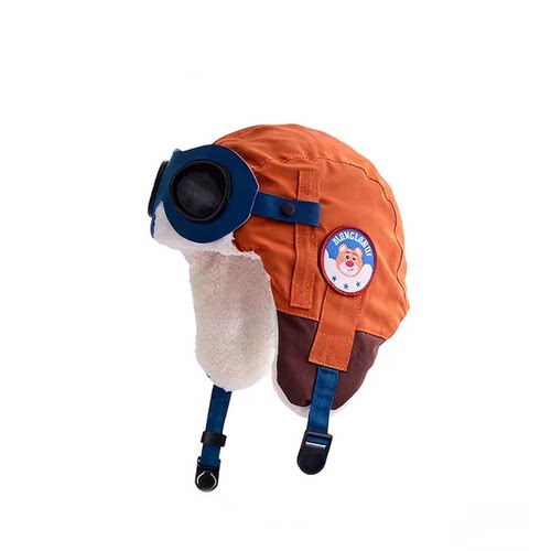 冬季可爱飞行员儿童帽子女秋冬亲子男童加绒保暖护耳帽防风雷锋帽