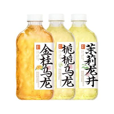 果子熟了金桂乌龙无糖茶茉莉味栀栀0糖0脂0卡970ml大规格整箱饮料