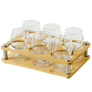 白兰地酒杯套装水晶洋酒杯子玻璃高脚杯红酒杯家用欧式威士忌酒杯