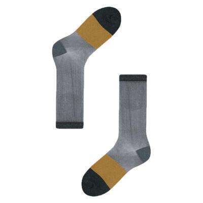 AR仲夏流金中筒丝袜撞色玻璃丝水晶袜夏季薄款女r线AlmondRocks