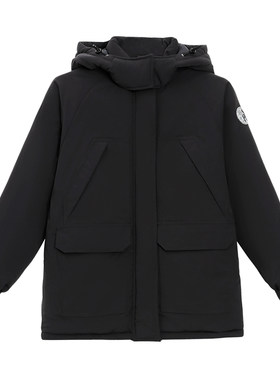 女童3m新雪丽棉加厚中长款棉衣