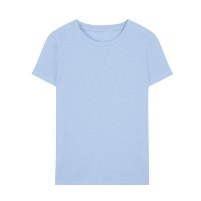 Maven Lin 极简松弛感|莱赛尔圆领短袖T恤女基础款柔软微宽松上衣