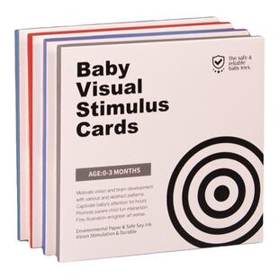 婴幼童用品黑白卡婴儿视觉激发卡 0-3岁宝宝早教益智彩色卡片玩具