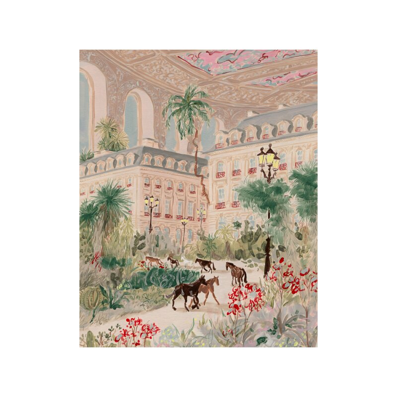 【Yukiko Noritake合集】中古宫廷风插画马ins治愈艺术装饰挂画芯