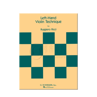 小提琴左手技巧练习 鲁杰罗 里奇 希尔默原版进口乐谱书 Ruggiero Ricci Left Hand Violin Technique HL 50480044