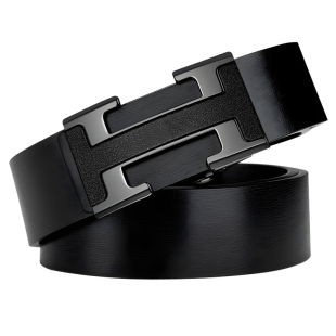 2026新款男士皮带真皮年轻人内扣奢侈品牌内穿自动扣裤腰带男款式