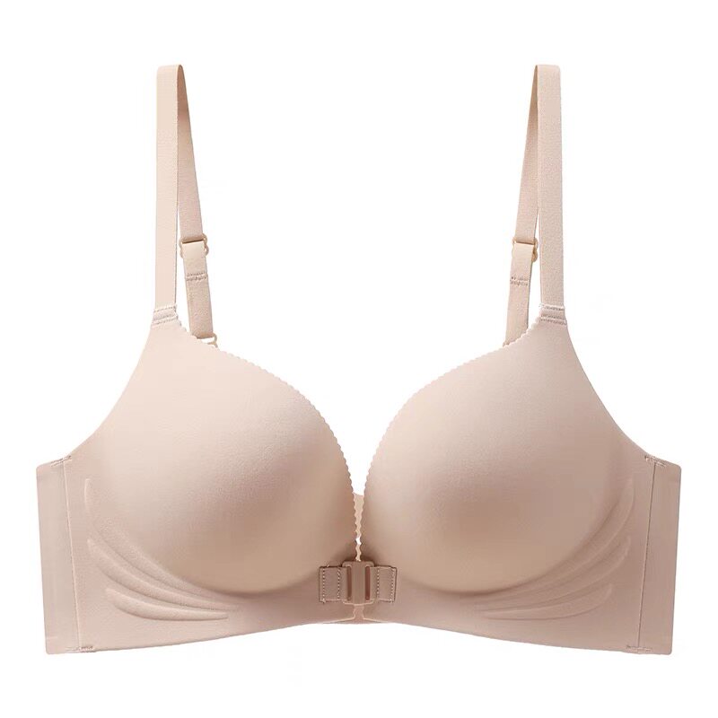 前扣内衣女小胸聚拢显大无钢圈文胸上托防下垂收副乳性感无痕胸罩