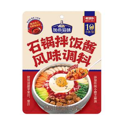 加点滋味石锅拌饭韩式辣酱延边甜辣风味调料炒五花泡菜部队锅200g