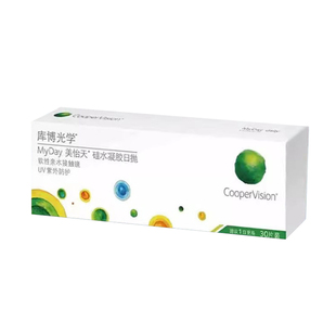 库博美怡天日抛散光隐形眼镜日抛定制镜片硅水凝胶30片近视高度AM