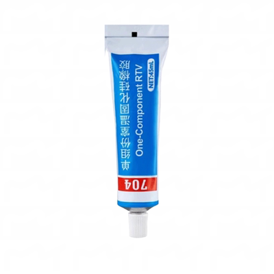 704白黑色硅橡胶工业电子元件 绝缘 密封 防水粘力强防潮