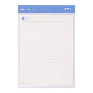 联华雾蓝B5简约可撕拍纸本学生高颜值草稿本笔记本横线方格空白本