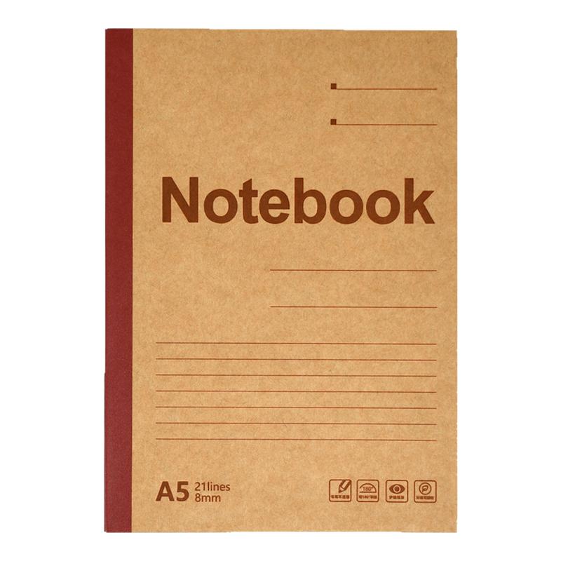 青联笔记本子本子b5简约大学生牛皮纸记事本办公商务高中生加厚作业本a5工作软面软抄本初中生单线本子批发