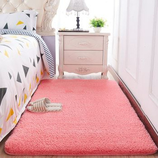 加厚床边小地毯卧室少女毛毯地垫客厅茶几P满铺可爱房间床前地