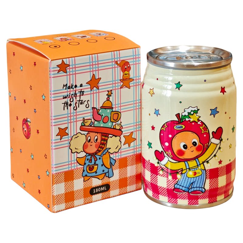 辛八客316不锈钢卡通保温杯
